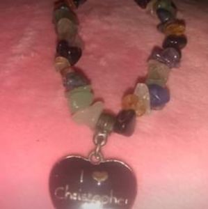 Gem Stone Bracelet I heart Chris